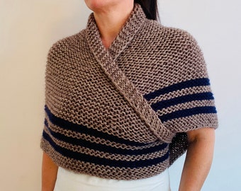 from USA Brown Outlander SEASON 6 Shawl Claire Knit Mohair warm shoulder Wrap Alpaca, Wool sontag Triangle Shawl for Mom Her celtic 33