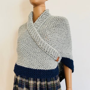 from USA Outlander Shawl, Alpaca Shoulder Wrap, Claire&#39;s Sassenach Hand Knitted Wool Sontag Shawl, Anniversary gift for wife mother