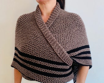 Outlander Inspired Alpaca Knit Shawl: Claire Fraser Cosplay Wrap