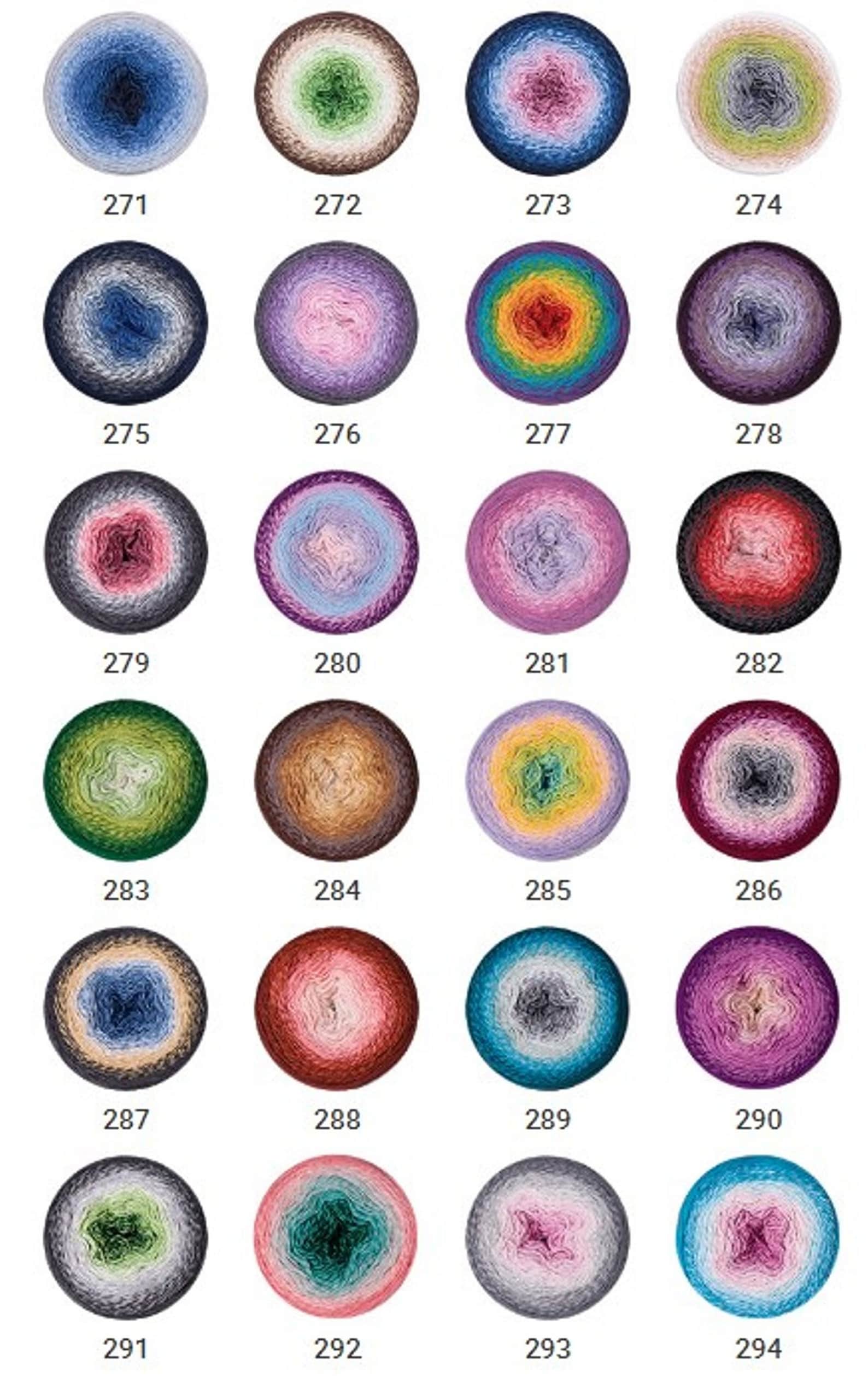 Yarn Yarnart Flowers VIVID 250 Grams 1000 Meter Gradient Etsy