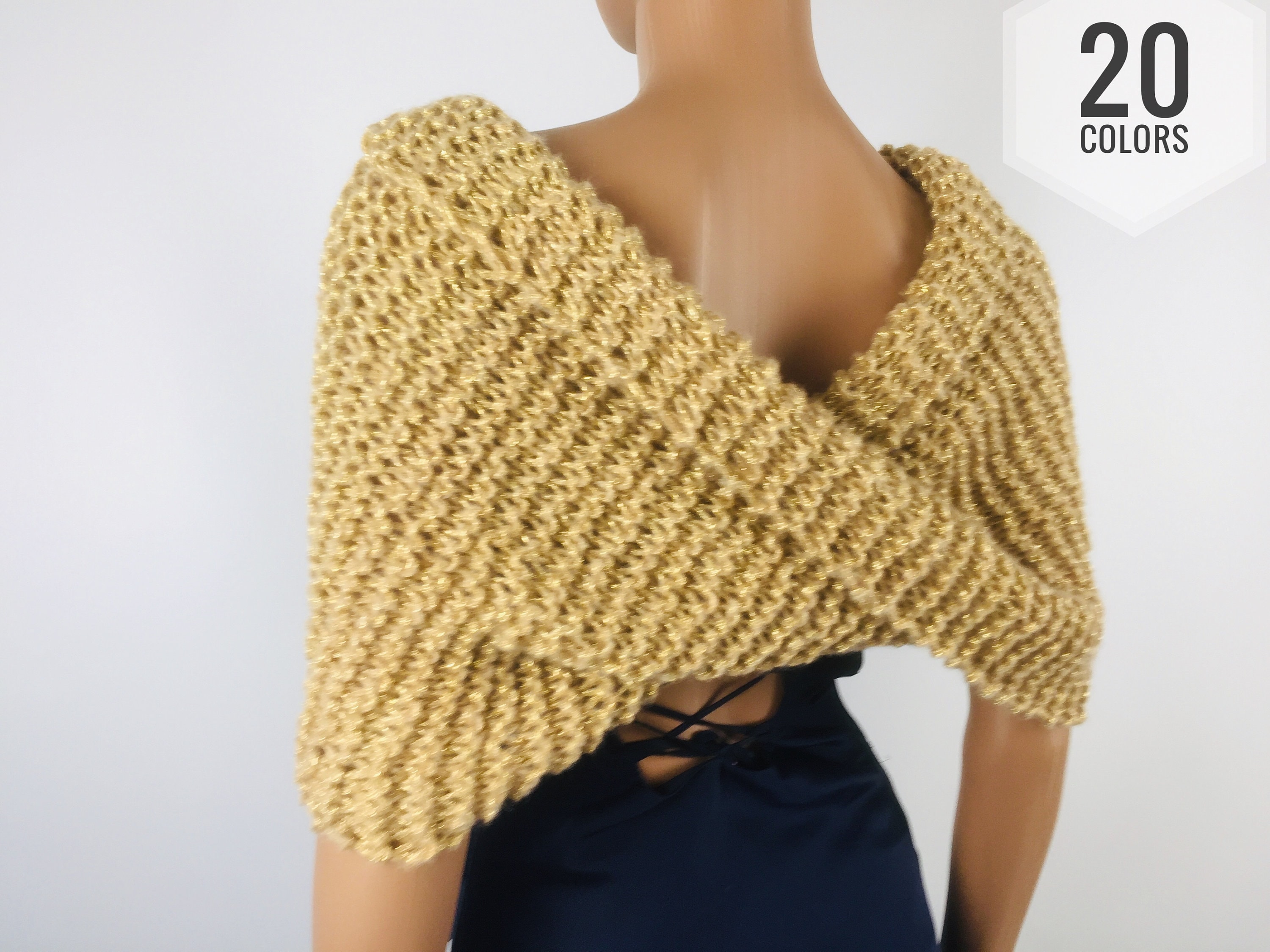 Gold Shrugs Boleros Etsy