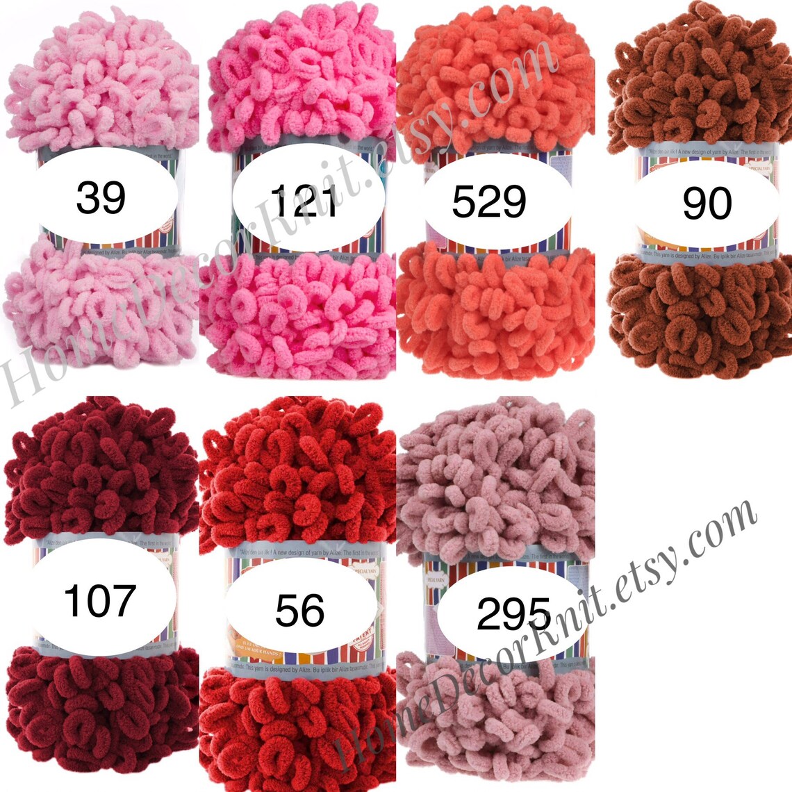 Yarn ALIZE PUFFY FINE Yarn Crochet Yarn Gradient Baby Rainbow Etsy