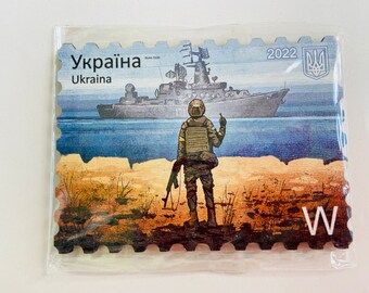 Warship Done Magnet Ukrainian Souvenir Ukraine Limited Edition Original Ship Moskva Done Glory to Ukraine Series "W" "F"