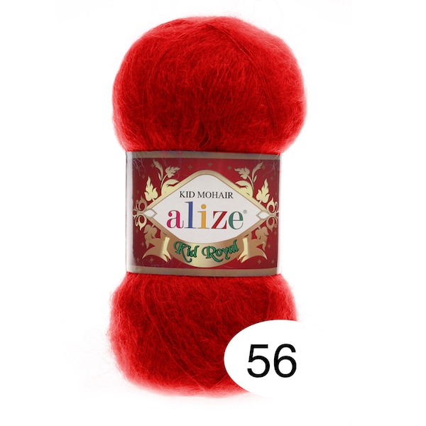 Yarn ALIZE KID ROYAL 50 Yarn Mohair Wool Yarn Knitting Sweater Cardigan Hat Poncho  Scarf Blend Wool Yarn Crochet Shawl Wraps Soft Yarn