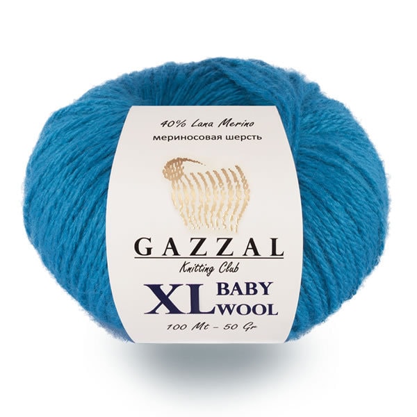 Yarn Gazzal BABY WOOL XL Yarn Merino Wool Yarn Crochet Scarf Sweater Knitting Hat Cardigan Poncho Pullover Shawl