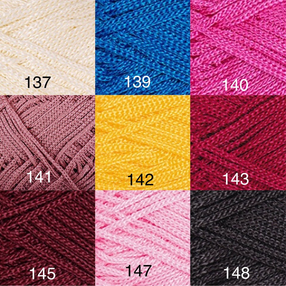 Yarn Yarart MACRAME Yarn Cord Yarn Macrame Yarn Crochet Etsy