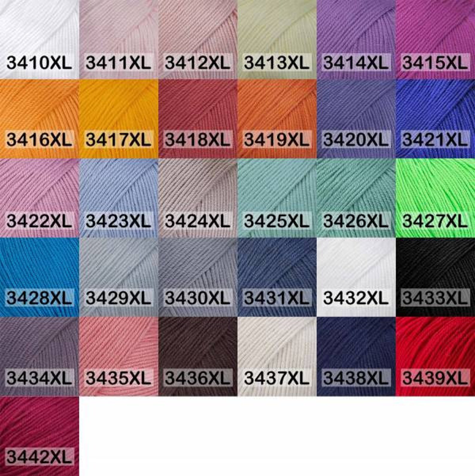 Yarn Gazzal BABY COTTON XL Yarn Organic Cotton Yarn Etsy