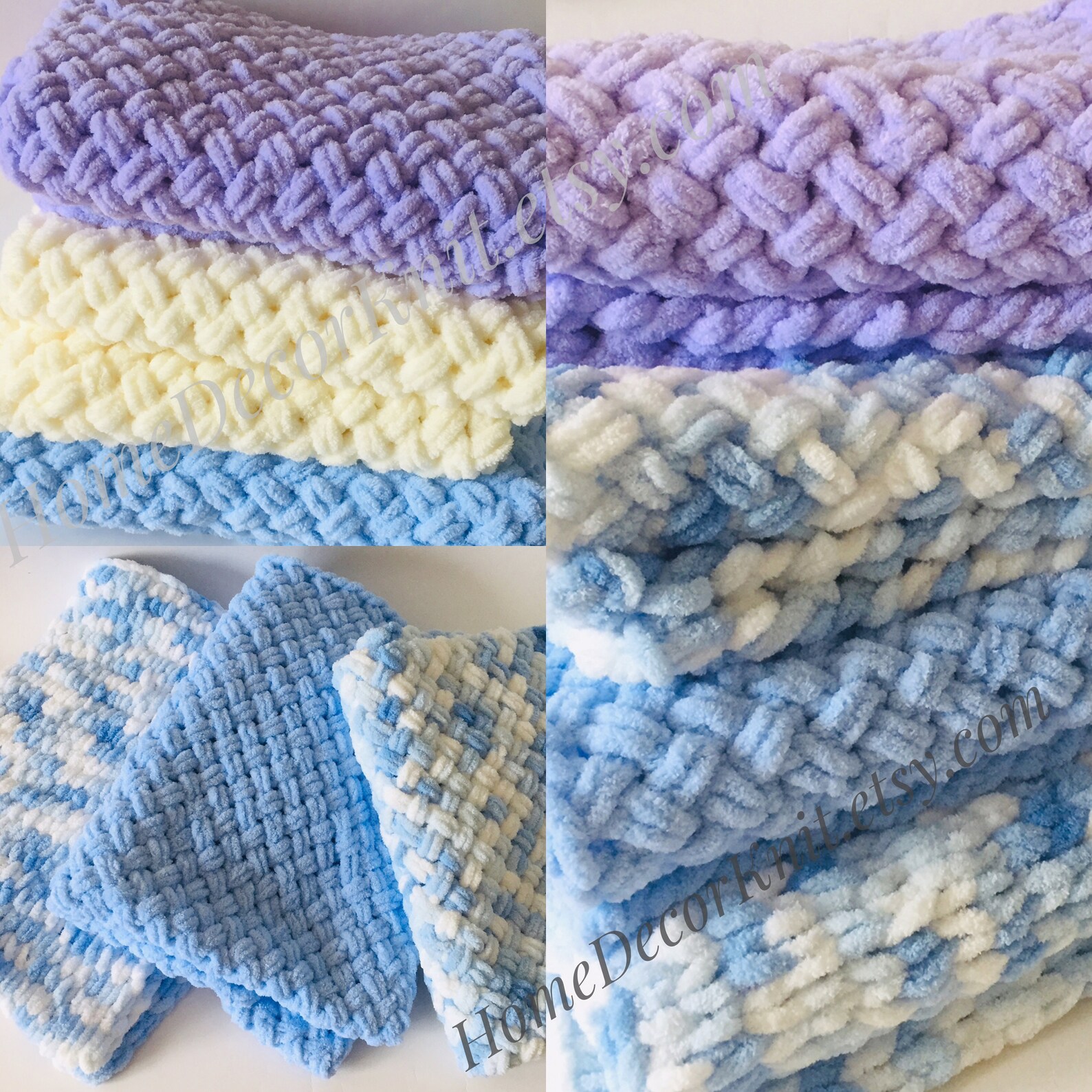 Yarn ALIZE PUFFY COLOR Yarn Gradient Baby Rainbow Blanket Etsy