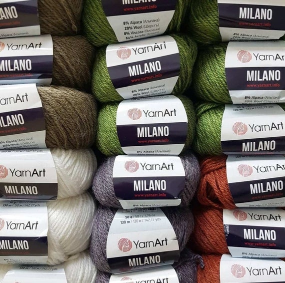 Multicolor yarn on sale