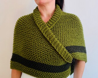 Green Wool Outlander Inspired Shawl, Blue Alpaca Plus Size Claire Wrap, Sassenach Cosplay USA