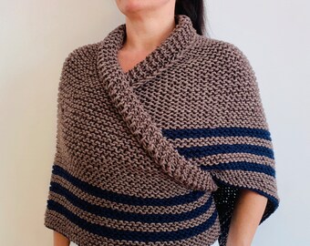 from USA Outlander wool shawl sontag triangle alpaca shawl blue yellow knit shoulder wrap inspired Outlander gifts for mom sister wife