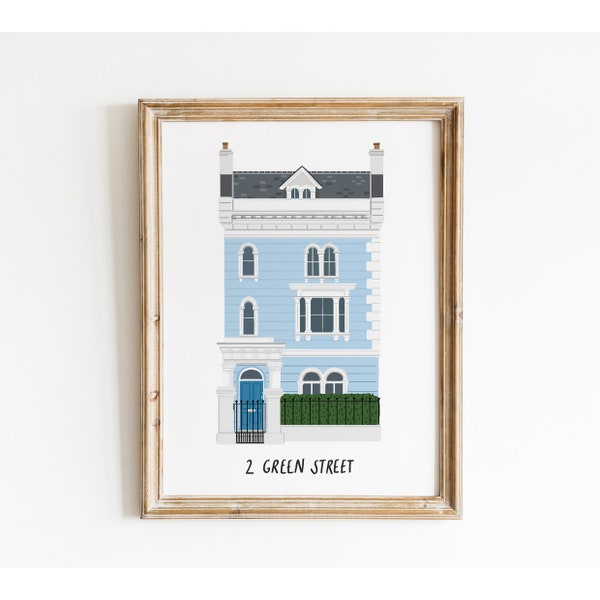 Custom House Illustration: Personalized Home Portrait (Digital File)