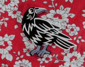 Crow | Handmade Lapel Pin Brooch