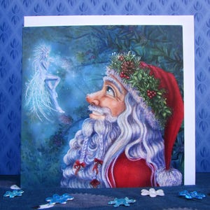 Grußkarten | Weihnachtskarte | JahreszeitenGrüße | Weihnachtsmann | Jack Frost| Festliche | Ice to Meet You