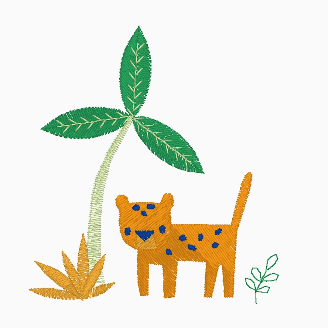 GUEPARD Machine Embroidery Pattern - for DIGITAL EMBROIDERY - Etsy