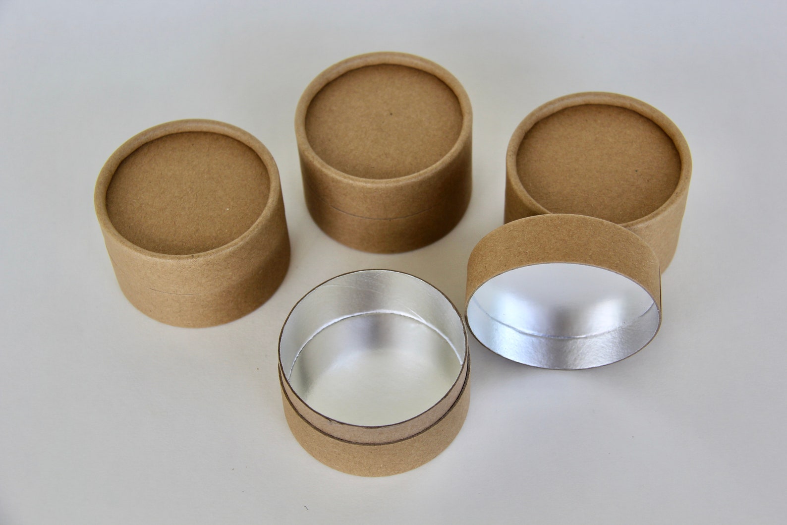 Cardboard Jars with Water Resistant Liner 6pcs 80ml Etsy