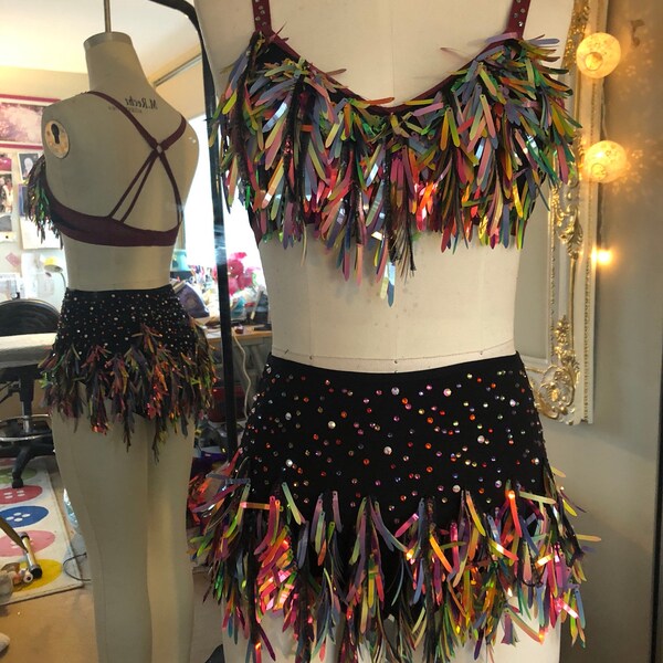 Festival Fringe Twin Set - Bra & Hot Pants