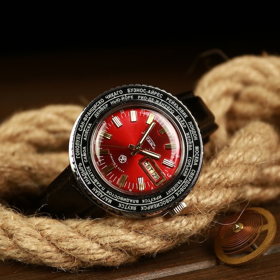 Raketa watch, watch Raketa City, Vintage watch, Sovie… - Gem