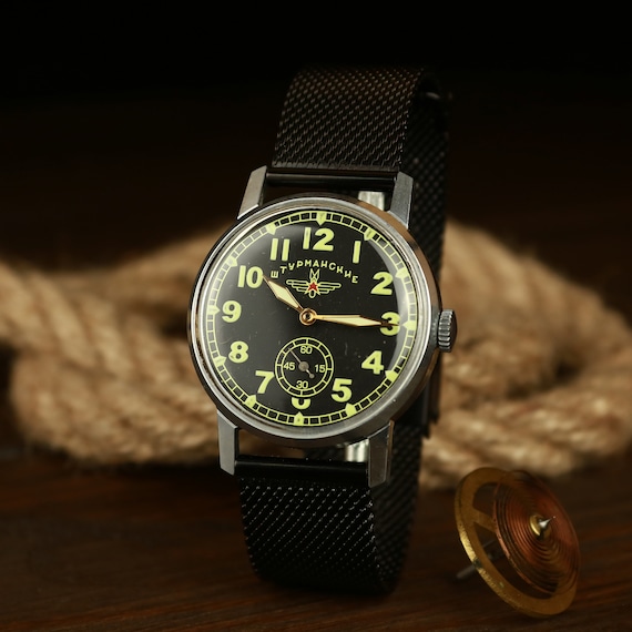 Soviet watch, Shturmanskiye Pobeda watch, Vintage… - image 3