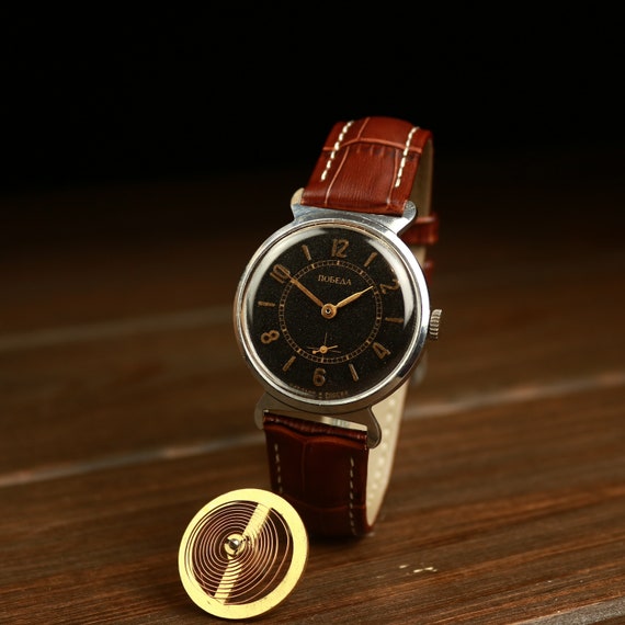 Soviet watch, Vintage Pobeda watch, USSR watch, m… - image 3
