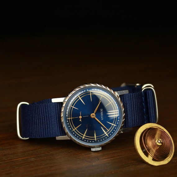 USSR watch, Soviet watch, Vintage Pobeda watch, m… - image 2