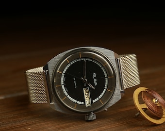 Reloj Slava, reloj Slava soviético, reloj de la URSS, reloj Slava, reloj para hombre, reloj mecánico, reloj vintage