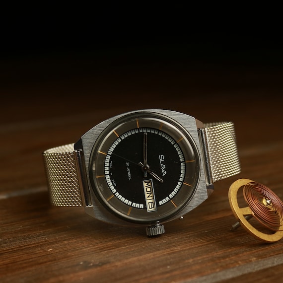 Slava watch, Soviet Slava watch, USSR watch, Slav… - image 1