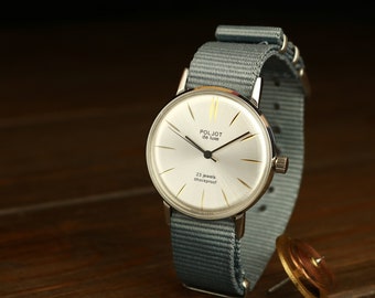 Reloj Poljot, reloj original, reloj soviético, reloj de la URSS, reloj de hombre vintage, reloj para hombre, reloj mecánico