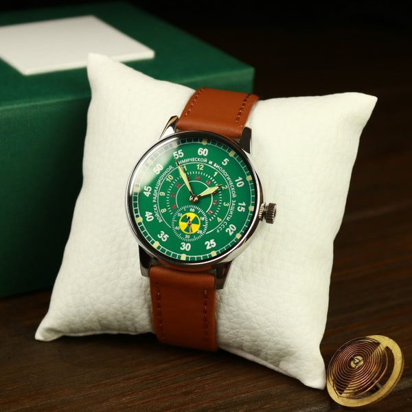 Soviet watch, Radiation Pobeda watch, Radiation watch, mens ussr watch, gift for him, mechanical watch
