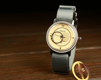 Reloj de hombre vintage - Raketa copérnico, reloj ruso, reloj de la URSS, reloj para hombres, reloj de pulsera, regalo para hombres, reloj soviético, reloj para mujer