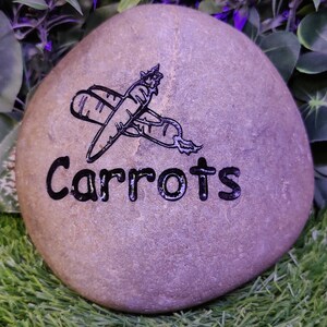 1 7in Vegetable Marker Label Planting Plot Row Tags Stakes Mark Plant ...