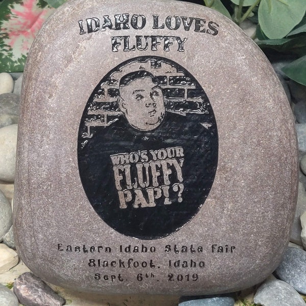 Photo/Photograph Stone/Rock Memorial Custom made To Order Gift Name Date added and painted to last a lifetime.