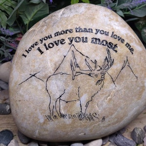 Hand Written Personalized Anything Team Hope Inspirational Stones River Rocks Custom Order Gift Carved Family Name Stone Engraved Garden