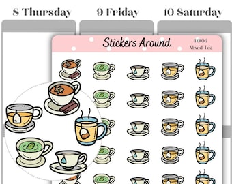 Tea Planner Stickers