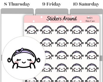 SPA DAY Sticker Sheet // Aesthetic Self Love Self-care Me Time Relax ...