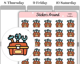 Toolbox Icon Planner Stickers