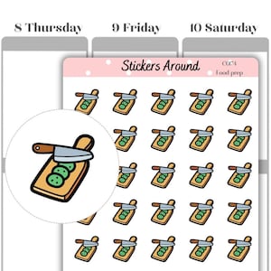 Food Prep Icon Planner Sticker