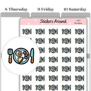 Breakfast Planner Stickers