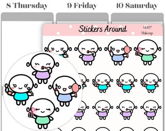 Makeup Planner Sticker | Sticker for Planner, Calendar and Bullet Journal