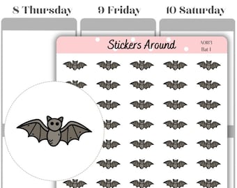 Bat Icon Planner Stickers #1
