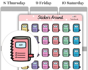 Notebook Icon Planner Stickers