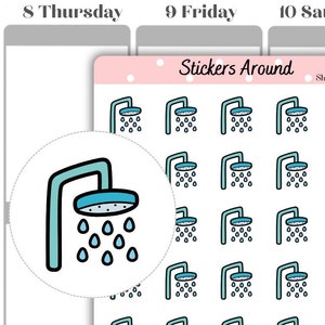 Shower Icon Planner Sticker #2