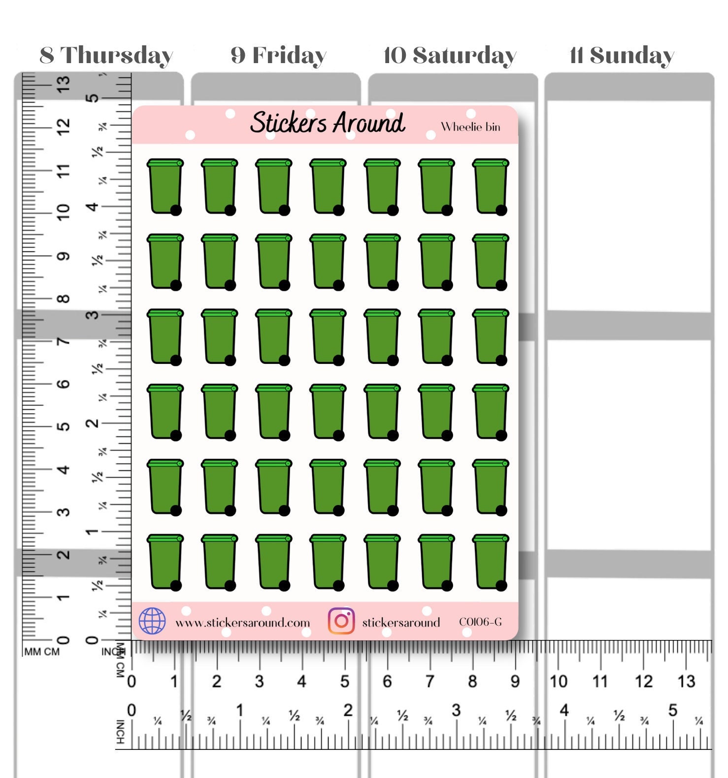 Wheelie Bin Stickers Rubbish Bin Stickers Recycle Bin Etsy Australia