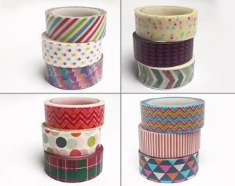 Masking tape graphic patterns of your choice