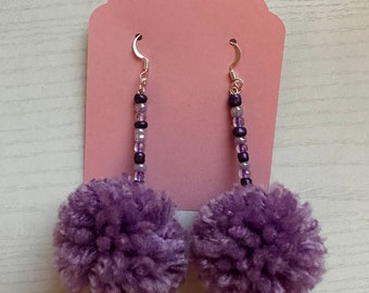 Pom Pom Earrings