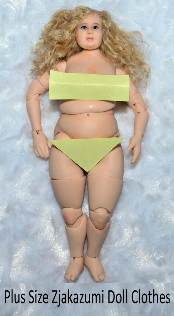 1/12 Scale Plus Size Zjakazumi Doll Dress Blue W-gold Highlights 1
