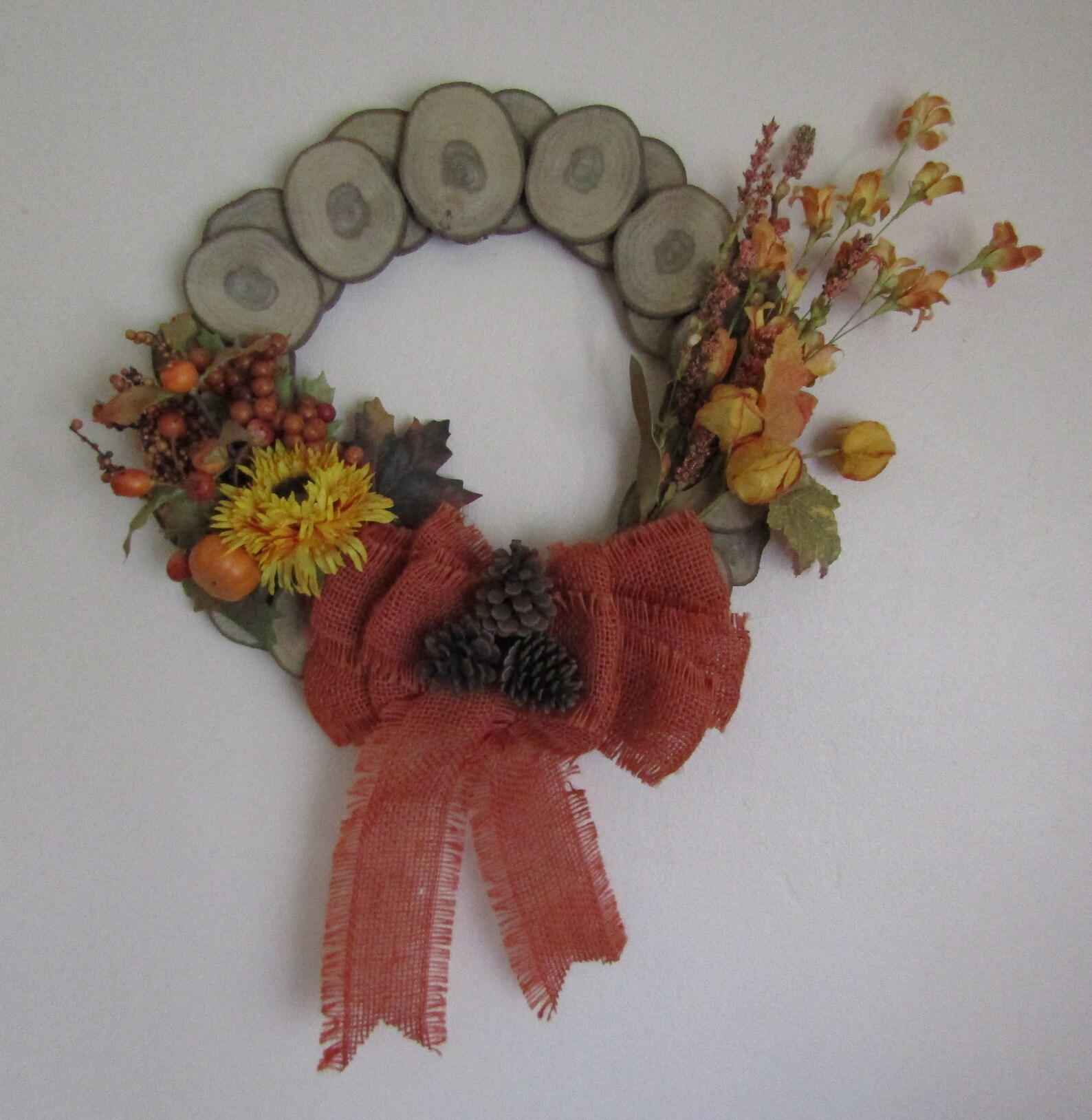 Couronne en bois automne/automne Etsy France