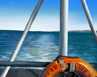 Life Preserver Greeting Card