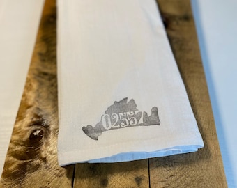 MV Zip Code Tea Towels