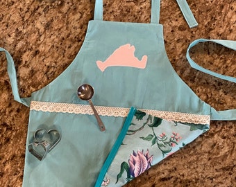 Double Sided MV Toddler Apron